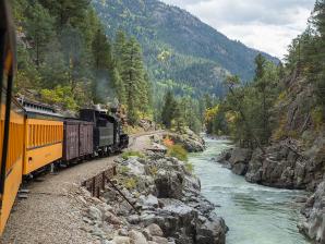 Scenery on the Durango & Silverton Narrow Gauge Railroad