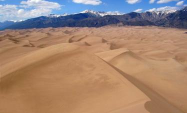 The Star Dune at Great Sand Dunes National Park Near Alamosa