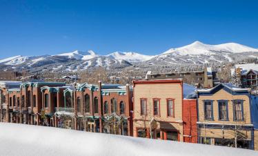 Historic Breckenridge in winter Historic Breckenridge in winter