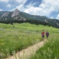Let's go hiking Hiking at Chautauqua Park in Boulder
